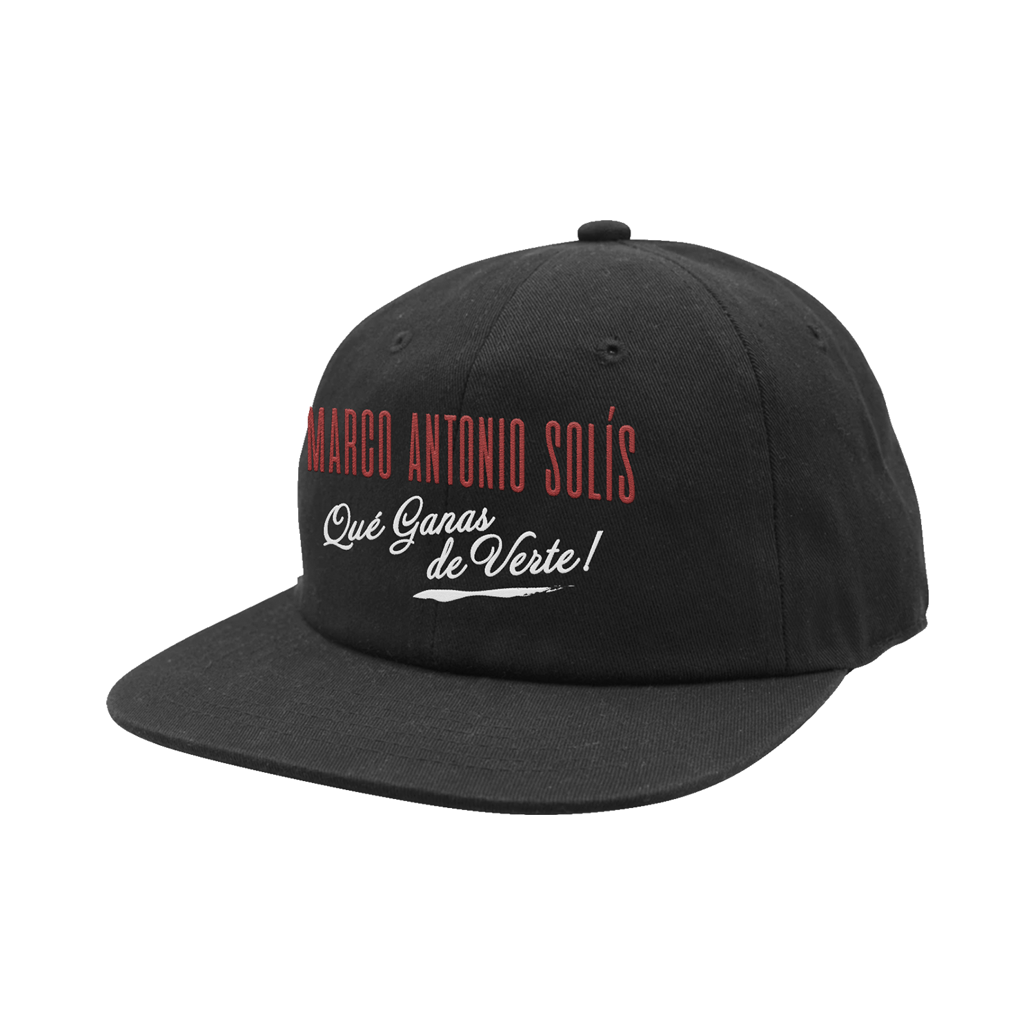 Marco Antonio Solis De Verte Snapback Hat (Black)