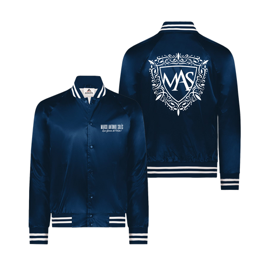 MAS Satin Jacket (Blue)